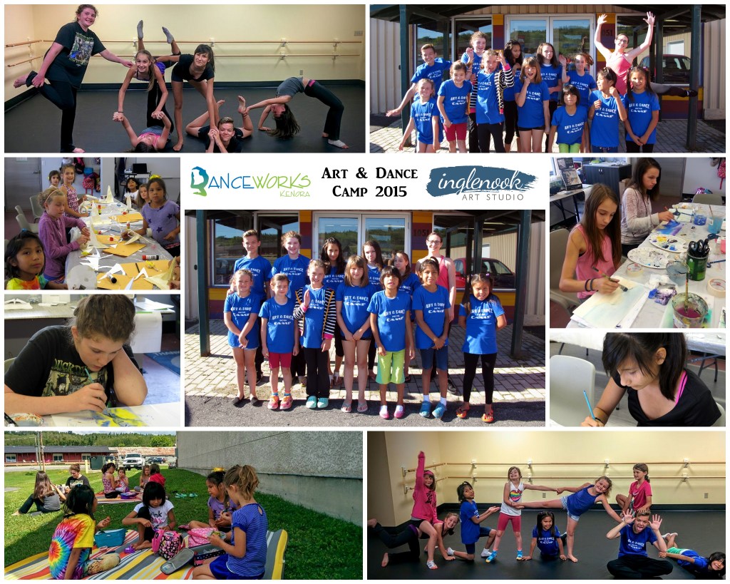 Art & Dance Camp 2015 with logo